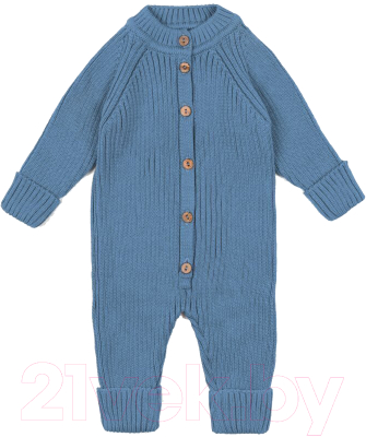 Комбинезон для малышей Amarobaby Pure Love Tot / AB-OD22-PLT5/19-56 (голубой, р.56)