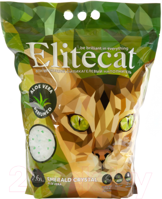 Наполнитель для туалета EliteCat Emerald Aloe Vera 4895/EC (7.6л/3.42кг)