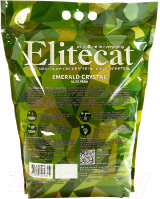 Наполнитель для туалета EliteCat Emerald Aloe Vera 4895/EC (7.6л/3.42кг)