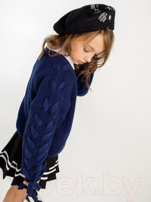 Джемпер детский Amarobaby Knit Wear / AB-OD21-KNITW2602/20-152 (синий, р.152)