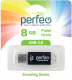 Миниатюра изображения товара USB flash накопитель Perfeo 8GB E01 / PF-E01B008ES (черный)