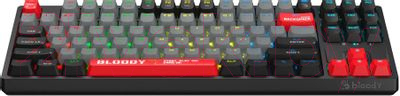 Клавиатура A4Tech Bloody S87 Energy (черный/красный)