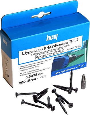Саморез Knauf TN 3.5х35мм / 86450 (200шт) - 
