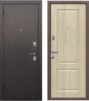 Входная дверь ТайгА Бежевый клен (86x205, левая) - 
