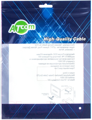 Кабель ATcom AT4944 (3м, красный/золото)