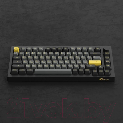 Клавиатура Akko 5075B Plus Black&Gold 3 Modes RGB Hot Swap V3 Cream Yellow (507575)