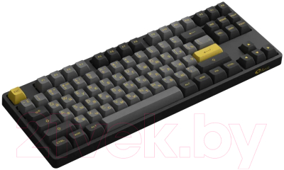 Клавиатура Akko 5087B Plus Black&Gold 3 Modes RGB Hot Swap V3 Cream Yellow (1746217)