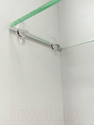 Шкаф с зеркалом для ванной Континент Elliott Led 80x8 (с датчиком движения, розеткой и теплой подсветкой)