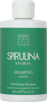 Шампунь для волос Mario Fissi 1937 Spirulina Maxima Nutriente С экстрактом спирулины (250мл)