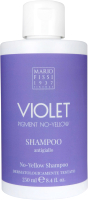 Оттеночный шампунь для волос Mario Fissi 1937 Violet Pigment No-Yellow Против желтизны волос (250мл) - 