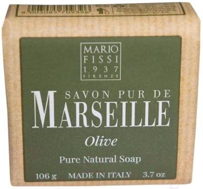 Мыло твердое Mario Fissi 1937 Марсельская олива (106г)