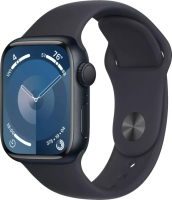 Умные часы Apple Watch Series 9 GPS 41mm (Midnight, ремешок S/M) - 