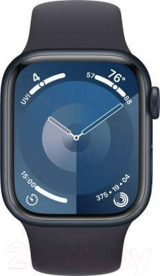 Умные часы Apple Watch Series 9 GPS 41mm (Midnight, ремешок S/M)