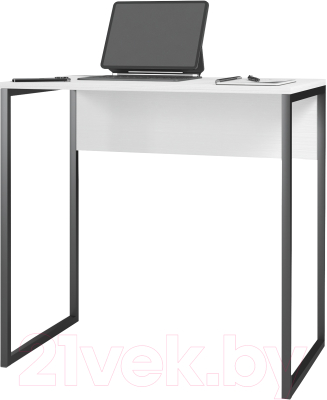 Письменный стол ГМЦ СПМ-5 Metal (белый/черный)