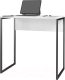 Письменный стол ГМЦ СПМ-5 Metal (белый/черный) - 