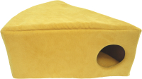 Домик для животных Кот и Пёс Сыр Мах / Д5550М-П (желтый) - 