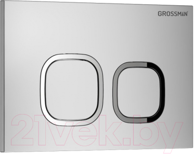 Инсталляция для унитаза Grossman 900.K31.01.000 + 700.K31.02.110.110 (с кнопкой смыва, хром матовый)