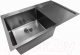Миниатюра изображения товара Мойка кухонная STELLAR Decor S7850NB-L-D (нано черный)