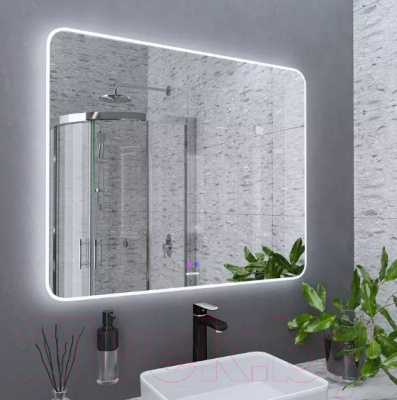 Комплект мебели для ванной Grossman Адель 100 (тумба белый, умывальник, зеркало Elegans-промо)
