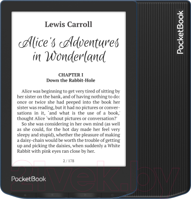 Электронная книга PocketBook A4 634 Verse Pro / PB634-A-CIS (лазурный)
