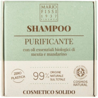 Твердый шампунь для волос Mario Fissi 1937 Purificante Очищающий С маслами мяты и мандарина (50г) - 