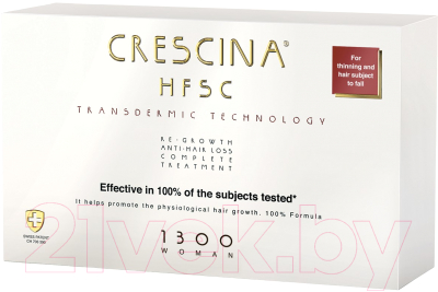 Ампулы для волос Crescina Transdermic HFSC 1300 for Women 10+10 (20x3.5мл)