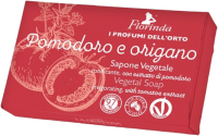 Мыло твердое Florinda Итальянский урожай Тонизирующее с экстрактом томата (80г) - 