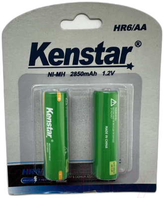 Аккумулятор Kenstar HR6/AA Ni-Mh 2850mAh BL-2 / KS-HR6-2850-BL2 