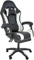 Кресло геймерское Jiqiao DG8003-ЧБ (черный/белый) - 