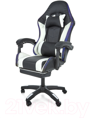 Кресло геймерское Jiqiao DG8003-ЧБ (черный/белый)