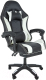 Кресло геймерское Jiqiao DG8003-ЧБ (черный/белый) - 