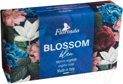 Мыло твердое Florinda Синие цветы (200г)