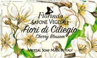 Мыло твердое Florinda Fiori Di Ciliegio Вишневый цвет / 62123 (100г) - 