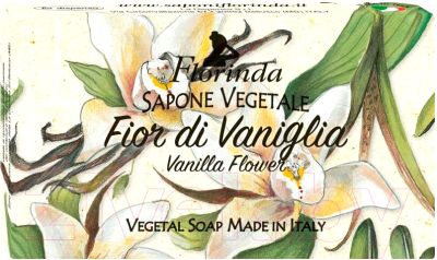 Мыло твердое Florinda Цветок Ванили (100г)
