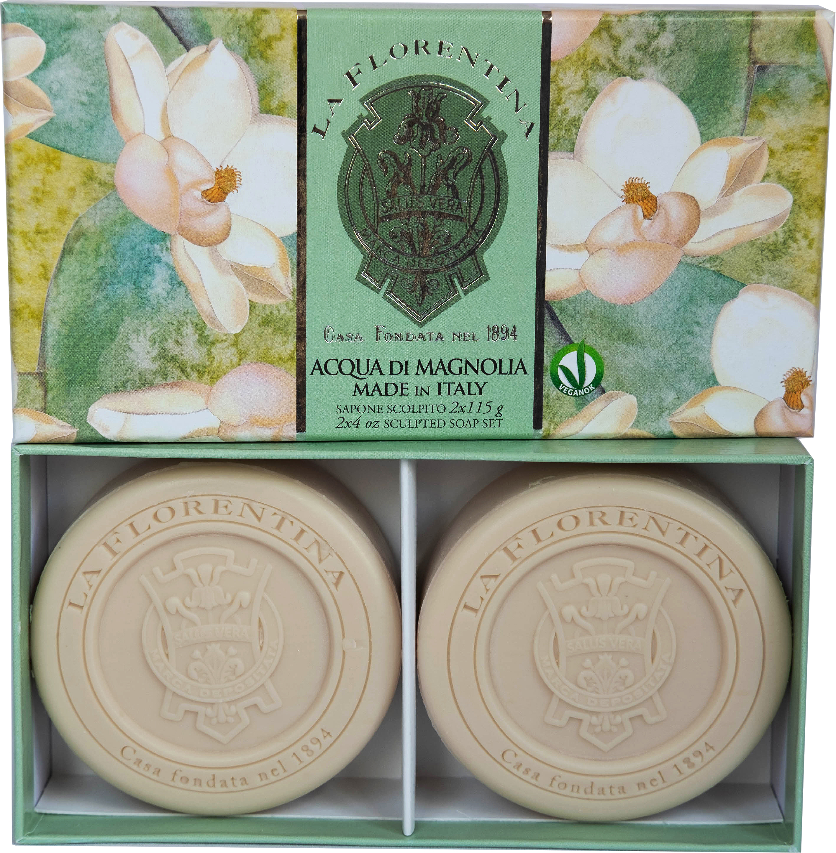 Набор мыла La Florentina Свежая магнолия (2x115г)