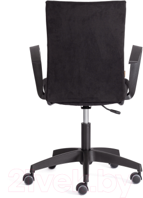 Кресло офисное Tetchair Spark флок (черный)