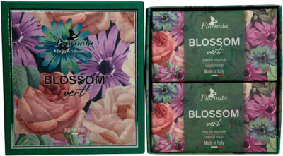 Набор мыла Florinda Зеленые цветы (2x200г)