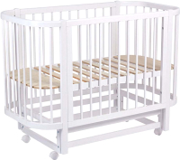 Детская кровать-трансформер Polini Kids Simple 350 / 0003126-04 (белый) - 