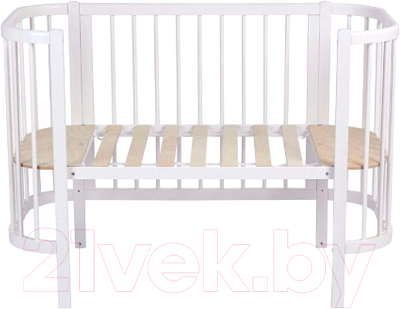 Детская кровать-трансформер Polini Kids Simple 350 / 0003126-04 (белый)