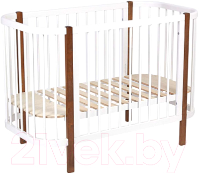 Детская кровать-трансформер Polini Kids Simple 350 / 0003126-165 (белый/дуб крафт)