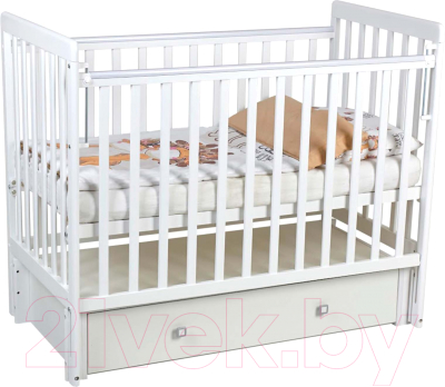 Детская кроватка Фея 328-01 / 0003162-04 (белый)