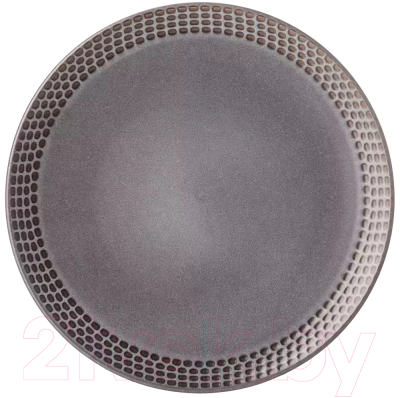 Тарелка столовая обеденная Bronco Graphite / 445-120