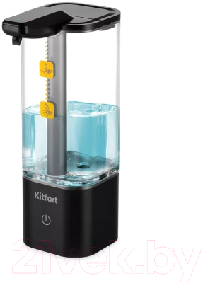 Сенсорный дозатор для жидкого мыла Kitfort KT-6064-2 (черный)