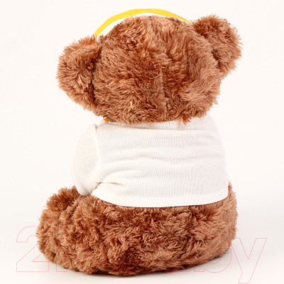 Мягкая игрушка Sima-Land Медведь в желтом ободке / 9950380
