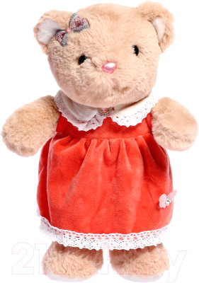 Мягкая игрушка Sima-Land Мишка в красном платье / 10063486