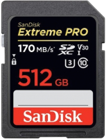 Карта памяти SanDisk Extreme Pro SDXC UHS-I Class 3 V30 (SDSDXXD-512G-GN4IN) - 