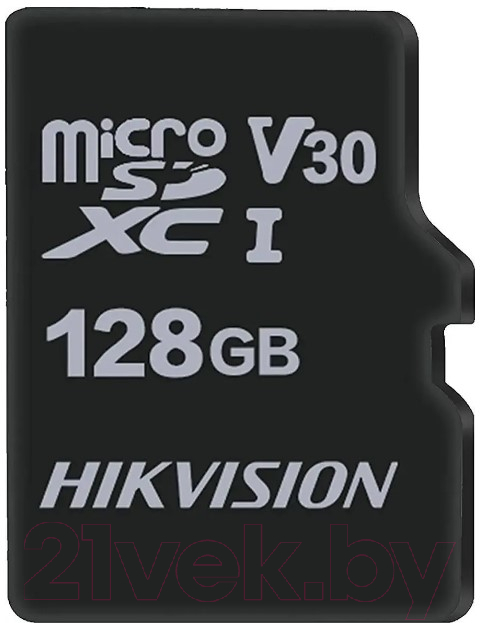 Карта памяти Hikvision microSDXC 128Gb HS-TF-C1(STD)/128G/ZAZ01X00/OD C1 V30 w/o