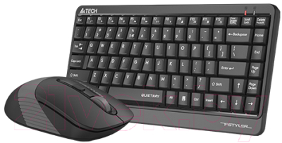 Клавиатура+мышь A4Tech Fstyler FGS1110Q (черный/серый)