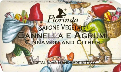 Мыло твердое Florinda Cannella e Agrumi Корица и Цитрус / 65409 (100г) - 