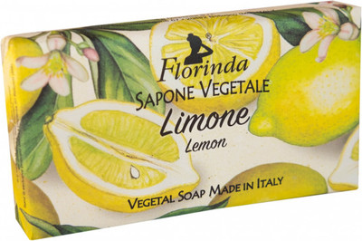 Мыло твердое Florinda Limone Лимон / 62848 (100г) - 